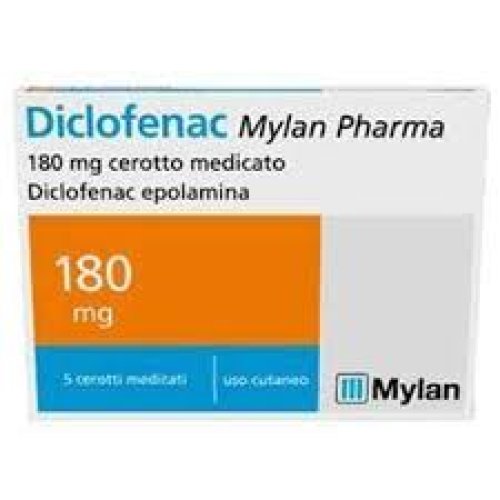 DICLOFENAC (MYLAN PHARMA)*5 cerotti medicati 180 mg