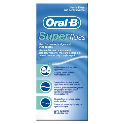 ORAL-B*SUPERFLOSS 50 FILI