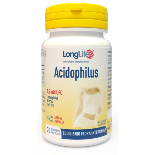 LONGLIFE ACIDOPHILUS 30CPR MAS