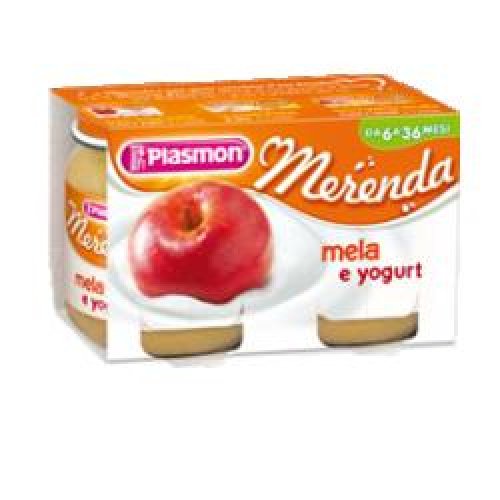 PLASMON OMOGENEIZZATO YOGURT MELA 120 G X 2 PEZZI