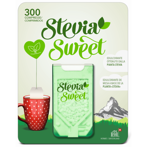 HERMESETAS STEVIA 300CPR