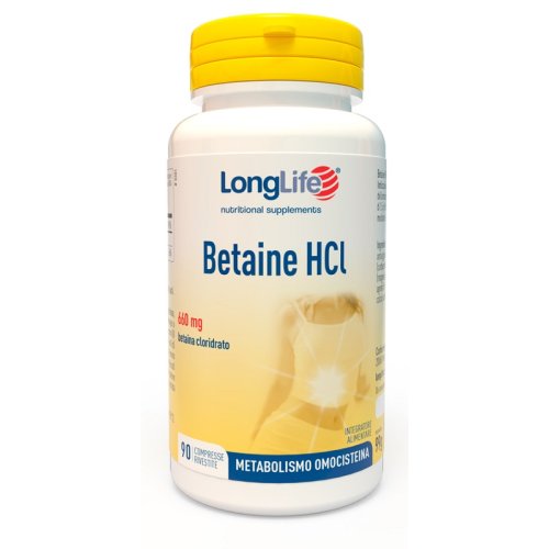 LONGLIFE BETAINE HCL 90CPR