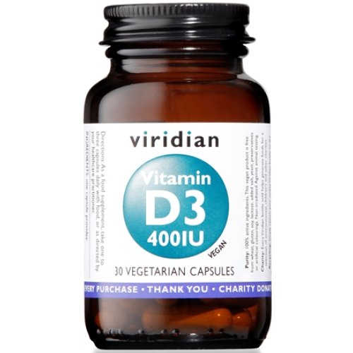 VITAMIN D3 400IU 30CPS VEG