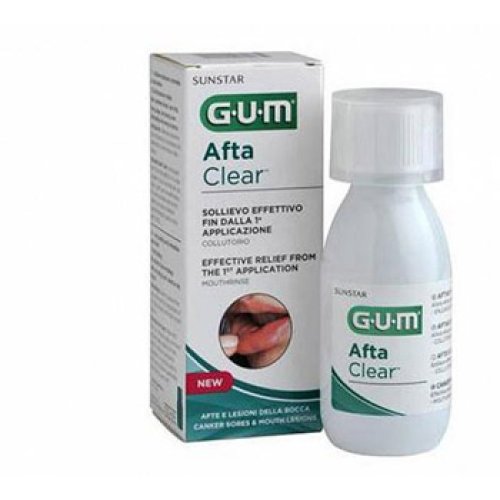 GUM AFTACLEAR RINSE 120ML 2410