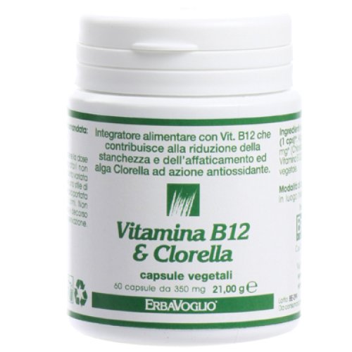 VITAMINA B12+CLORELLA 60CPS