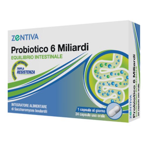 ZENTIVA PROBIOTICO 6MLD 24CPS