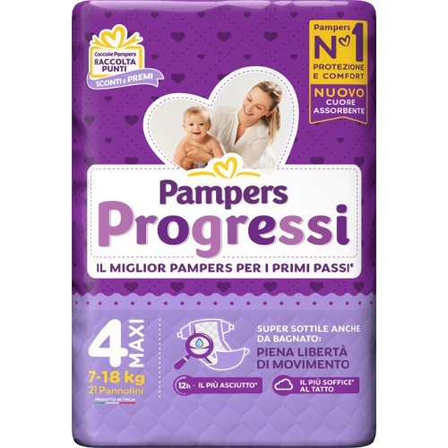 PAMPERS PROGRESSI MAXI 22PZ