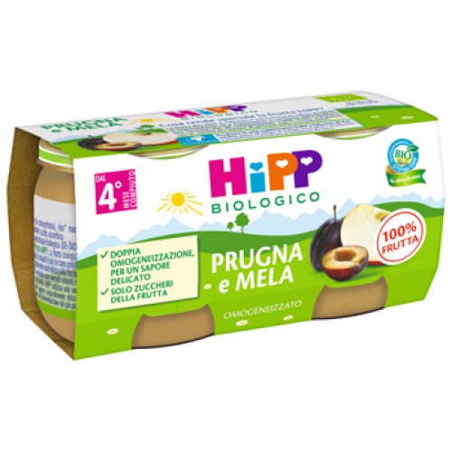 HIPP OMOG PRUGNA/MELA 2X80G