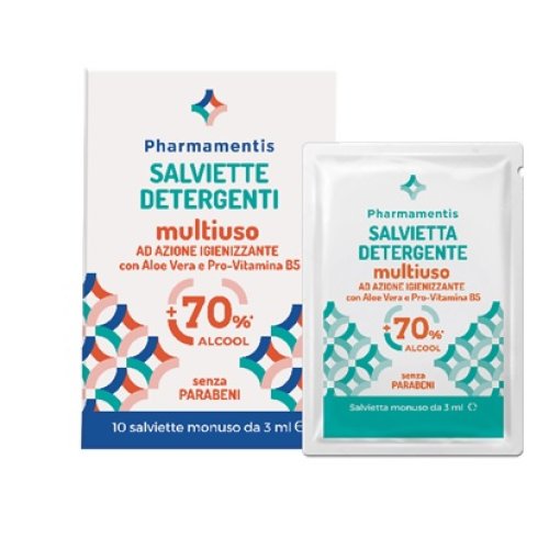 PHARMAMENTIS SALVIETTINE 70% ALCOOL 12 PEZZI