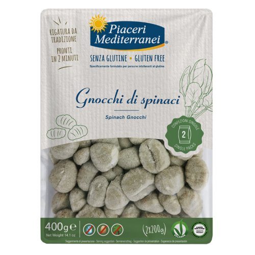 PIACERI MEDIT GNOC SPINACI400G