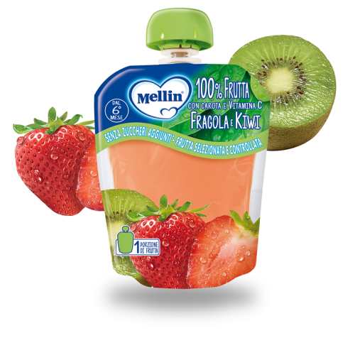 MELLIN POUCH FRAGOLA KIWI 90G MELLIN POUCH FRAGOLA KIWI 90G
