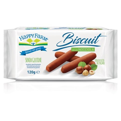 HAPPY FARM BISC NOCCIOLA 120G