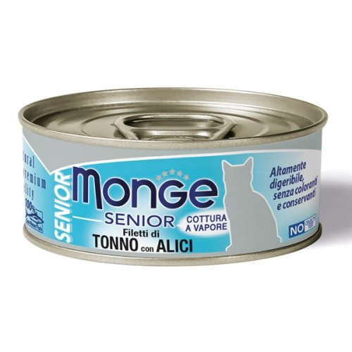 MONGE CAT SENIOR TONNO/ACCIUGH