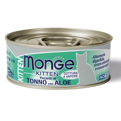 MONGE CAT TONNO/ALOE KITTEN 80