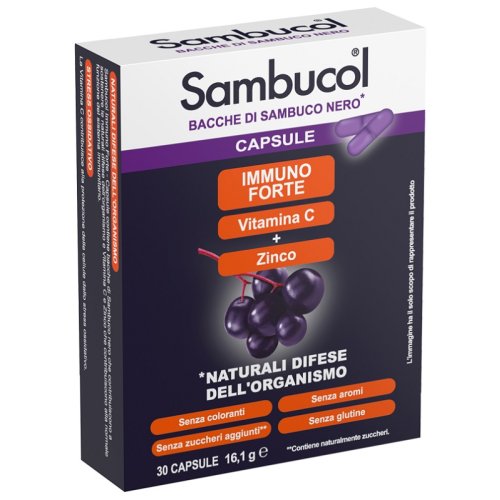 SAMBUCOL IMMUNOFORTE 30CPS NAM