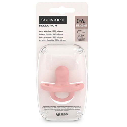 SUAVINEX COLOR ESSENCE SUCCHIETTO FISIOLOGICO SILICONE SX PRO 0/6 MESI NUDE