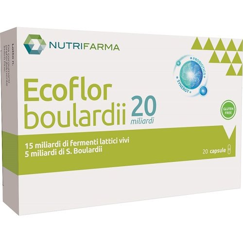 ECOFLOR BOULARDII 20MLD 20CPS