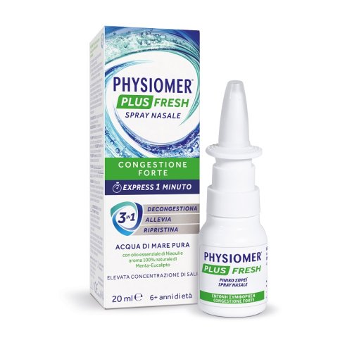 SPRAY NASALE PHYSIOMER PLUS FRESH 20 ML SPRAY NASALE PHYSIOMER PLUS FRESH 20 ML
