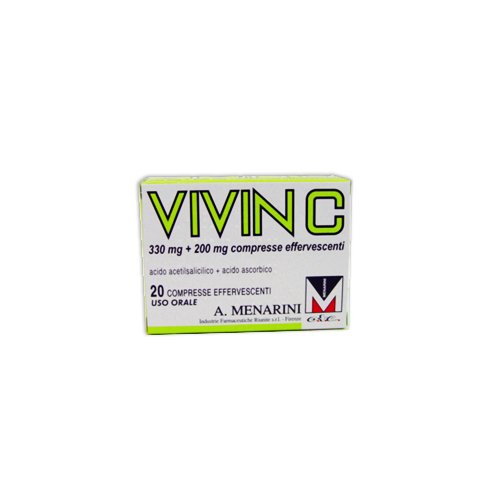 VIVIN C*20 cpr eff 330 mg + 200 mg