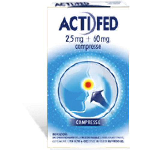 ACTIFED*12 cpr 2,5 mg + 60 mg