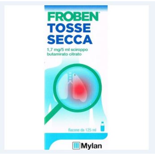 FROBEN TOSSE SECCA*1 flacone 125 ml 1,7 mg/5 ml sciroppo