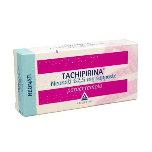 TACHIPIRINA*NEONATI 10 supp 62,5 mg