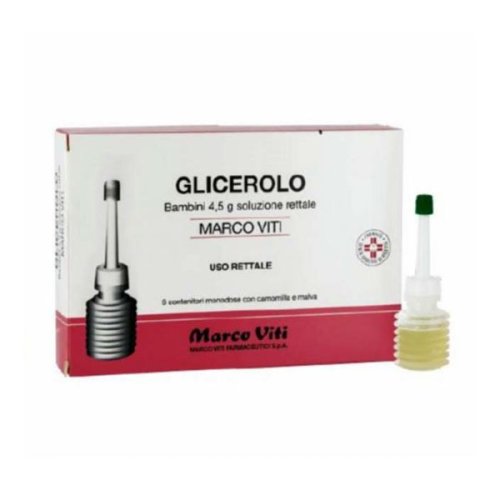 GLICEROLO (MARCO VITI)*BB 6 monodosi 4,5 g soluzione rettalecon camomilla e malva