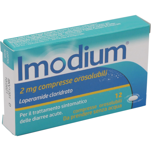 IMODIUM*12 cpr orosolub 2 mg IMODIUM*12 cpr orosolub 2 mg